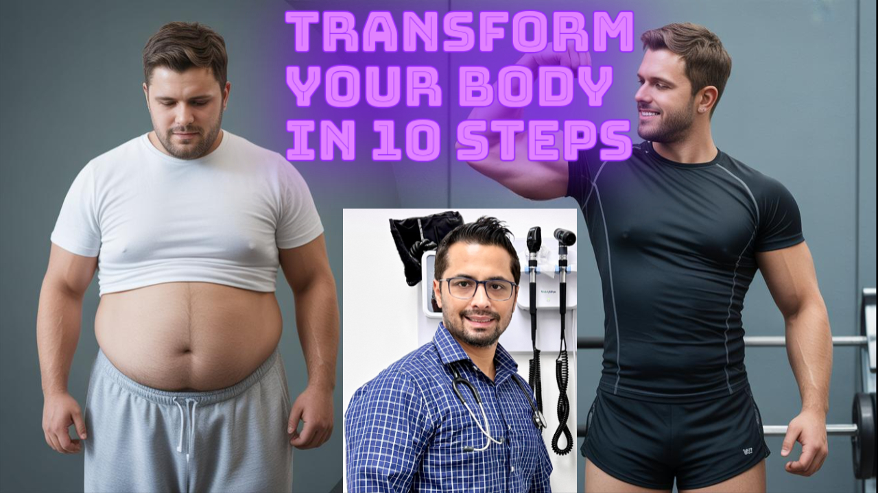 Lose Belly Fat & Gain Muscle to Reverse Metabolic Disease in 10 Steps